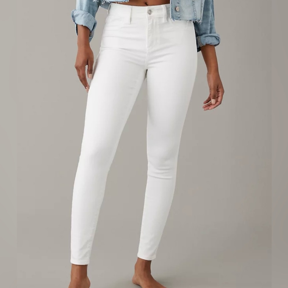 White American eagle jeggings